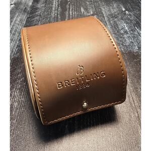 Breitling Watch Box brown Leather Watch Case